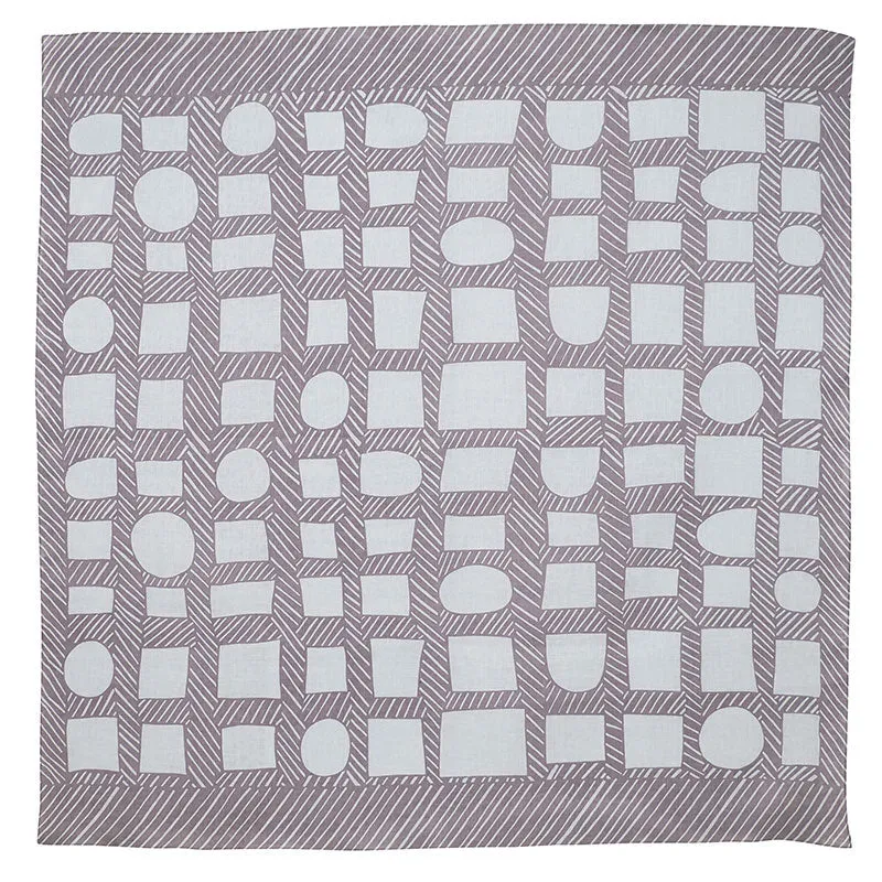 100 MUSUBI LINEN Nobuyuki Takai | Shapes and Lines	Gray