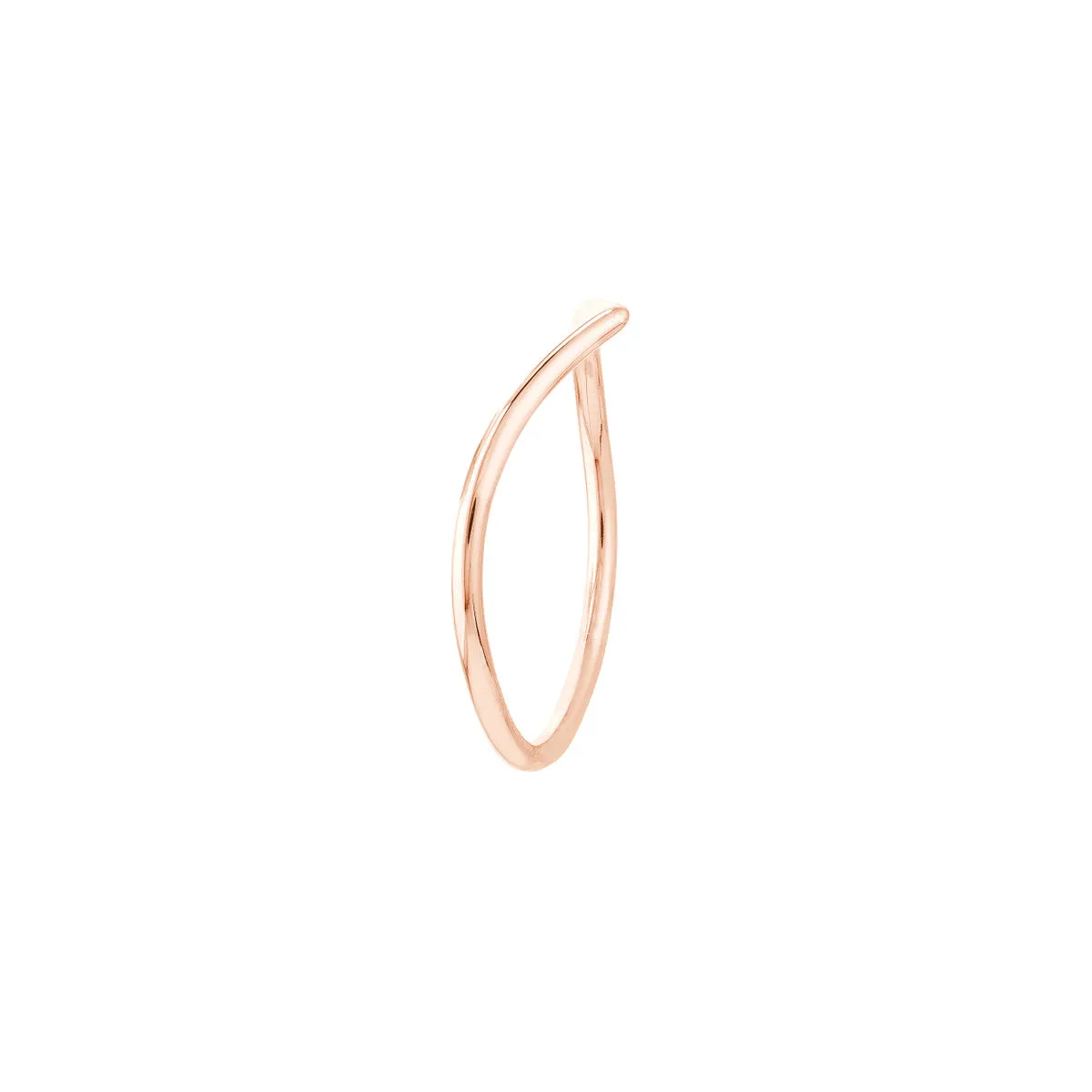 14k Rose Gold Chevron Ring