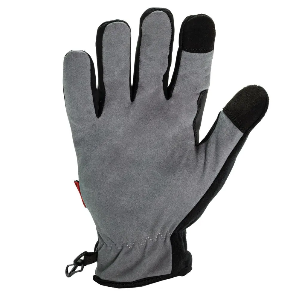 212 Performance TUNF-0609 Fleece Lined Tundra Touchscreen Screen Gloves, Medium Gray