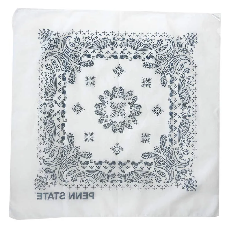 22" x 22" Penn State White Bandana