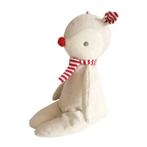 Alimrose Baby Rudolph 20cm- Linen Red