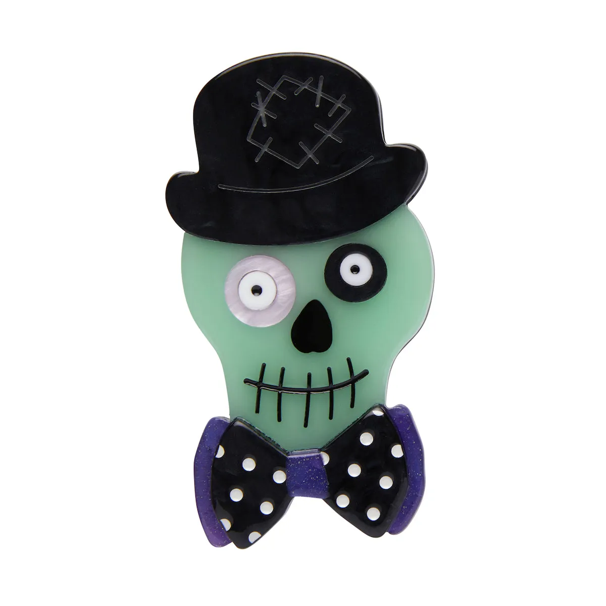 All Hallows' Eve Stan the Bowtie Man Brooch