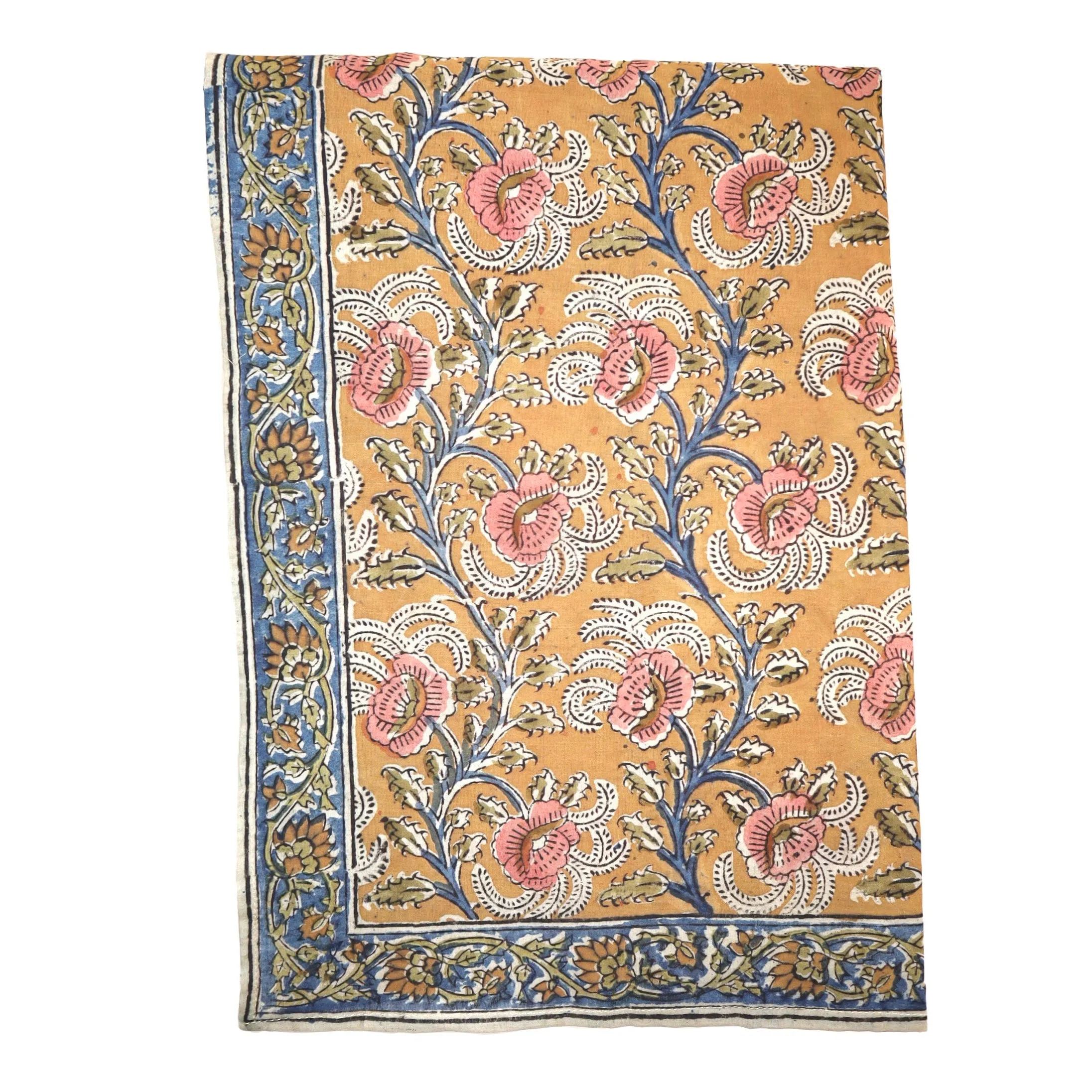 Amber Vine - Kalamkari Cotton Bandana (KK1475)