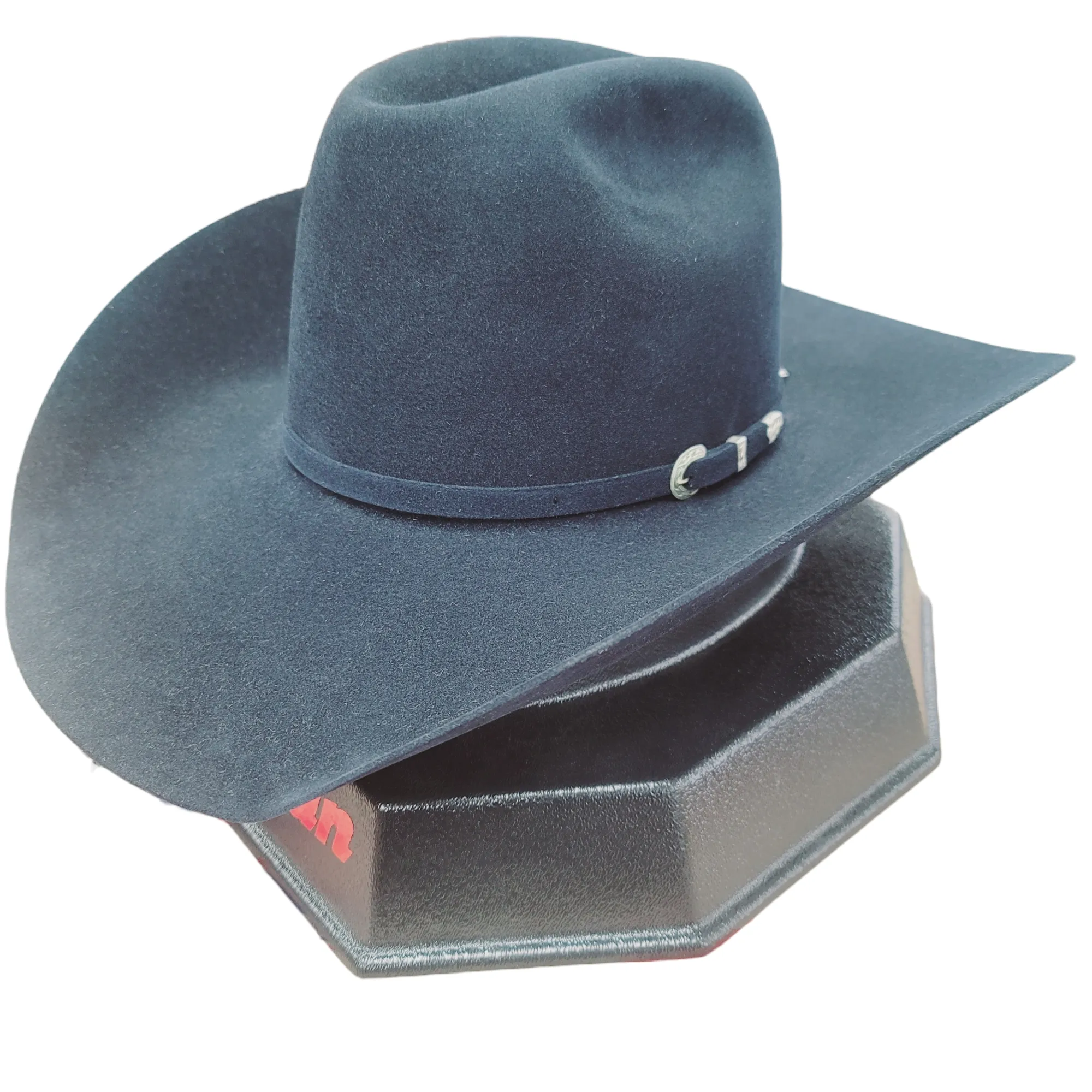 American Hat Co. - 40X Midnight Blue Felt Cowboy Hat - 4 1/2" Brim