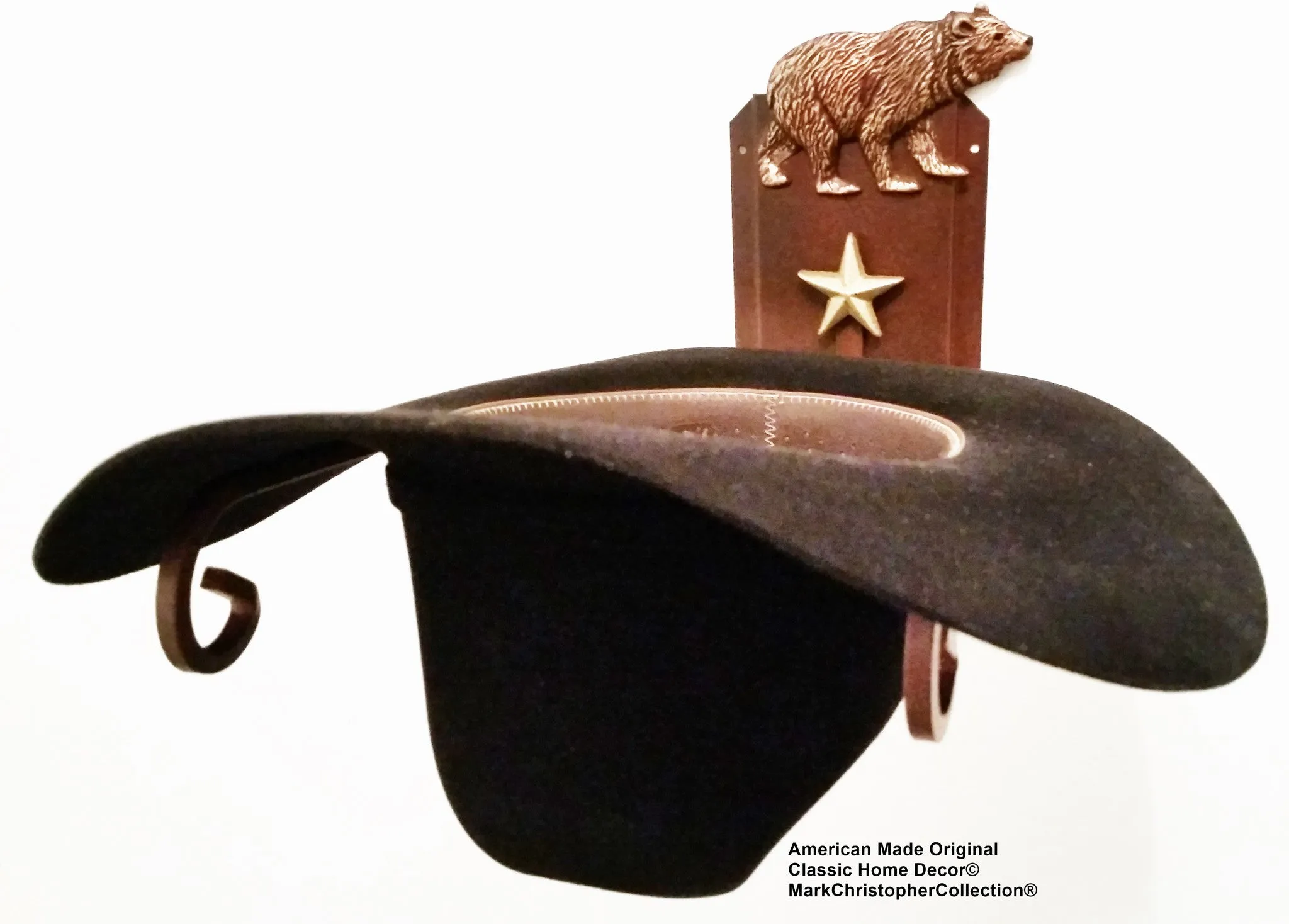 American Made Cowboy Hat Holder Bear CT American Made