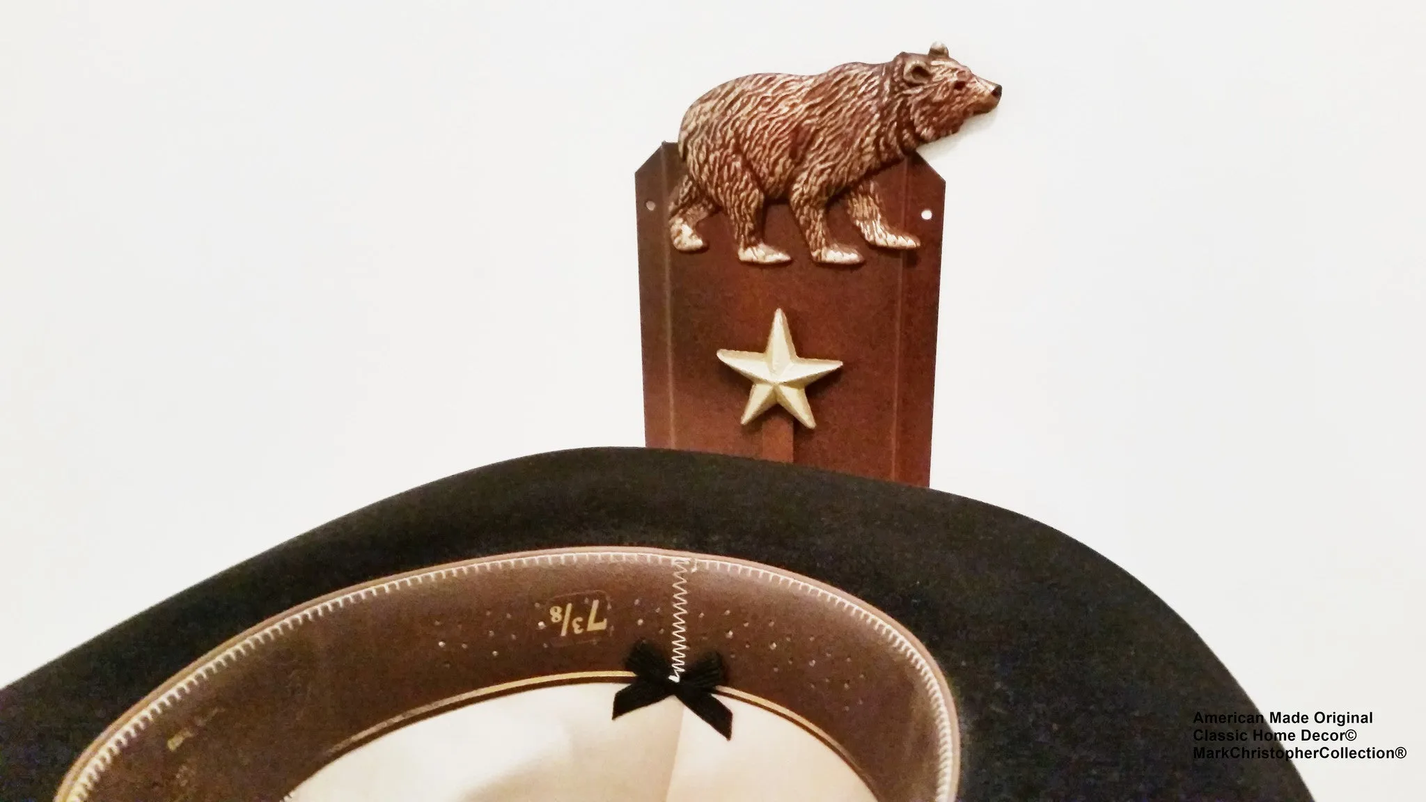 American Made Cowboy Hat Holder Bear CT American Made