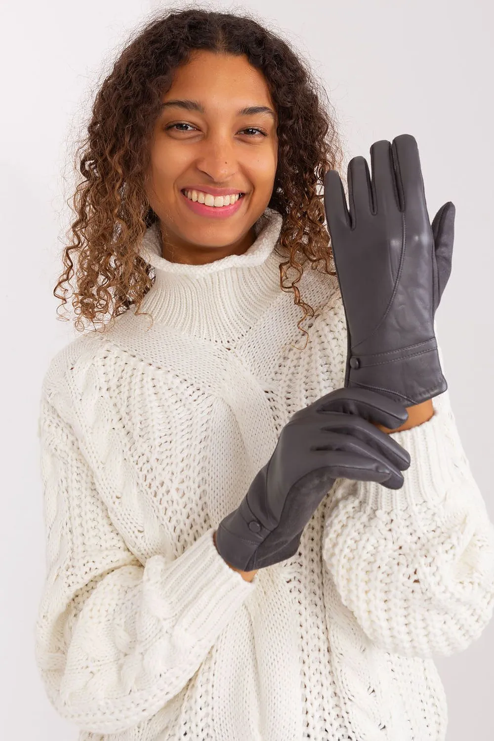 AT Vegan Leather Gloves