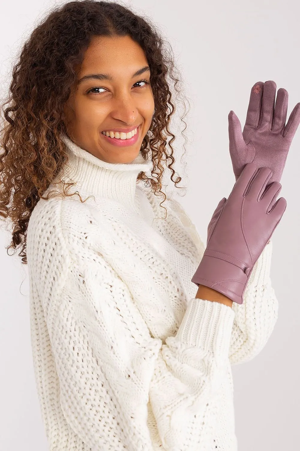 AT Vegan Leather Gloves