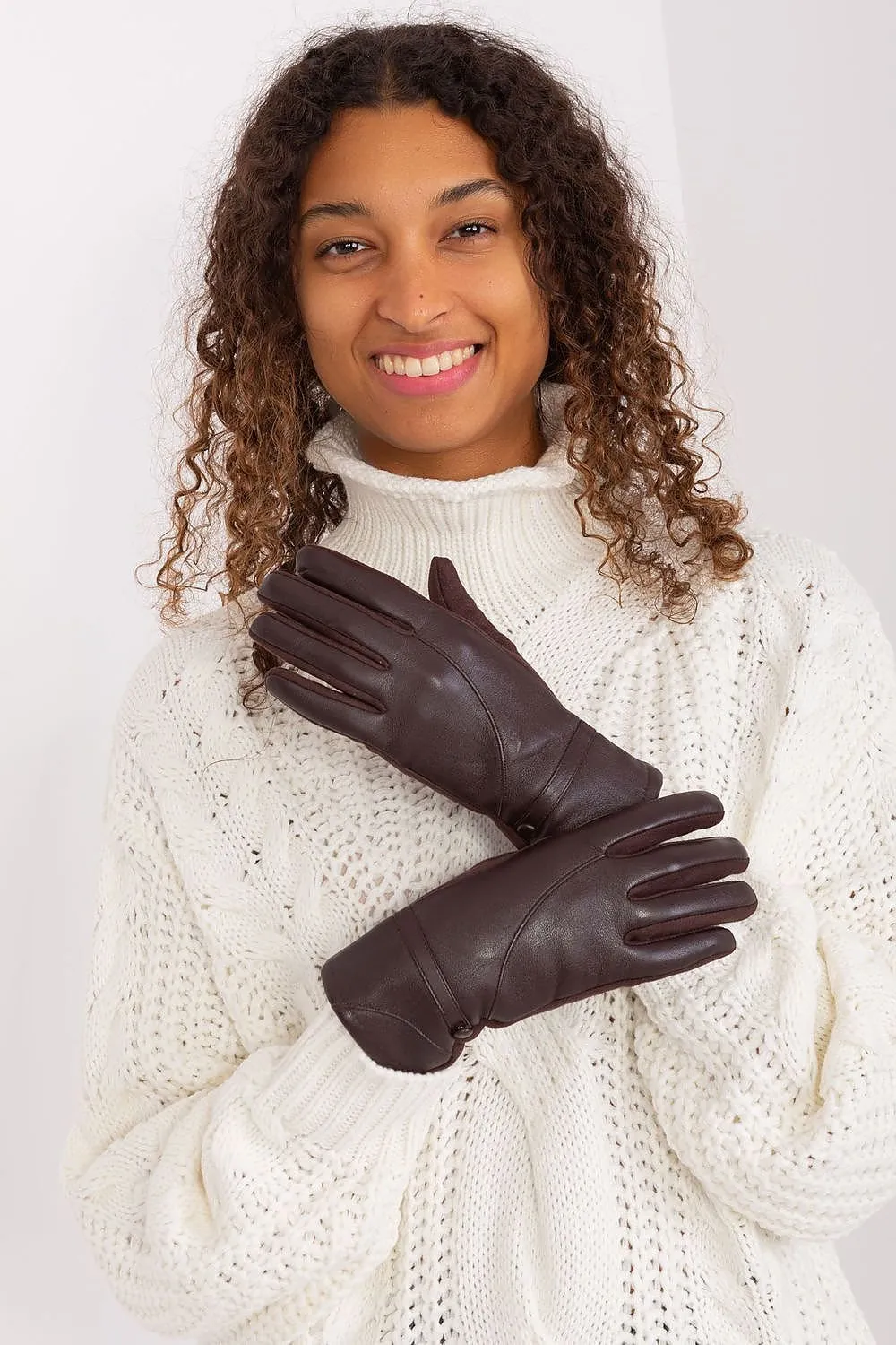 AT Vegan Leather Gloves