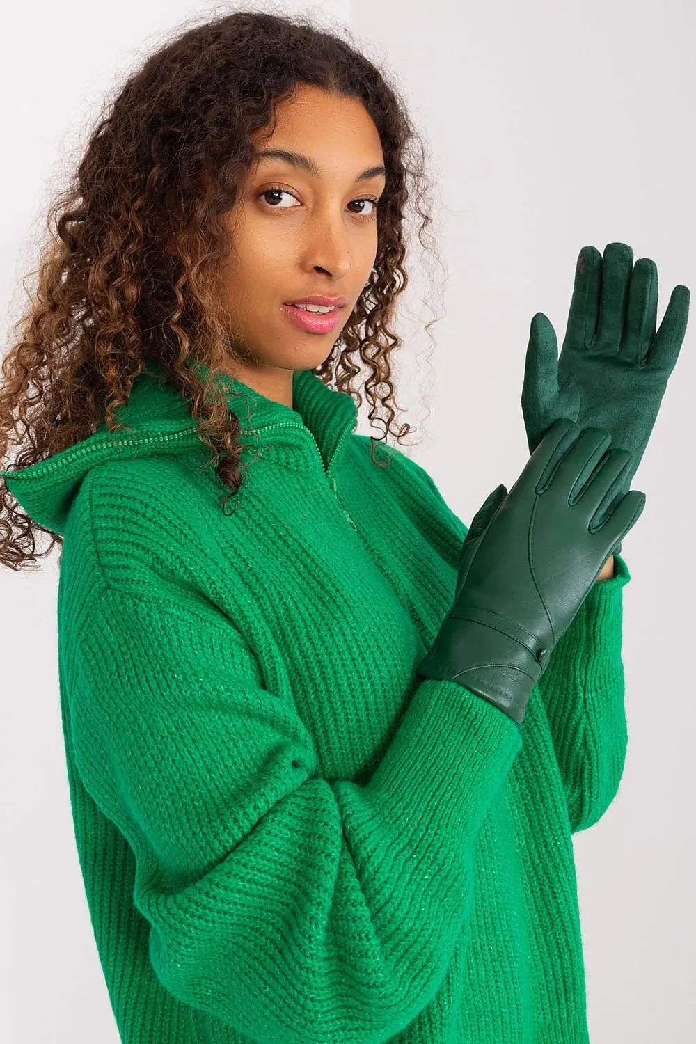 AT Vegan Leather Gloves