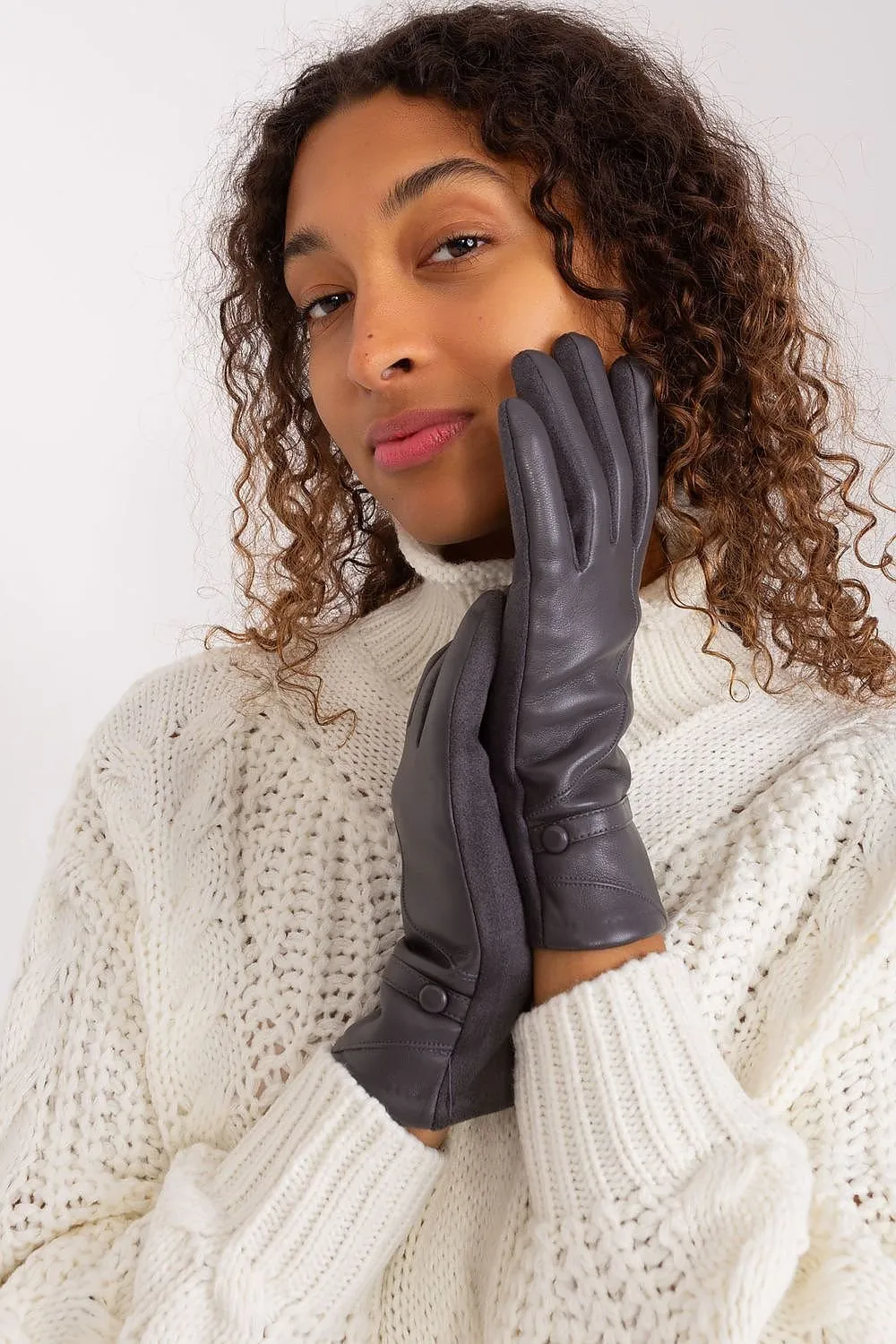 AT Vegan Leather Gloves