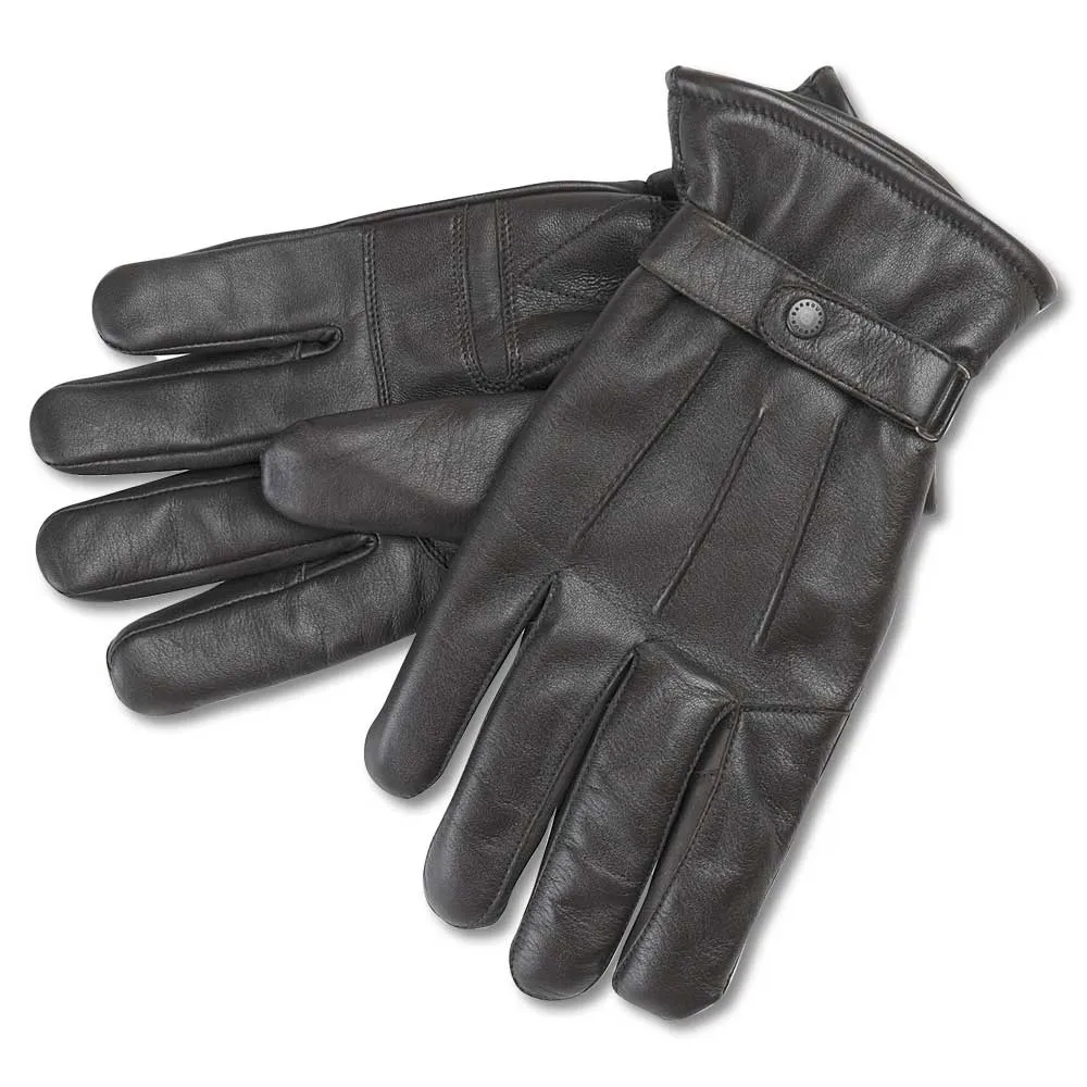 Barbour Burnished Leather Thinsulate Gloves