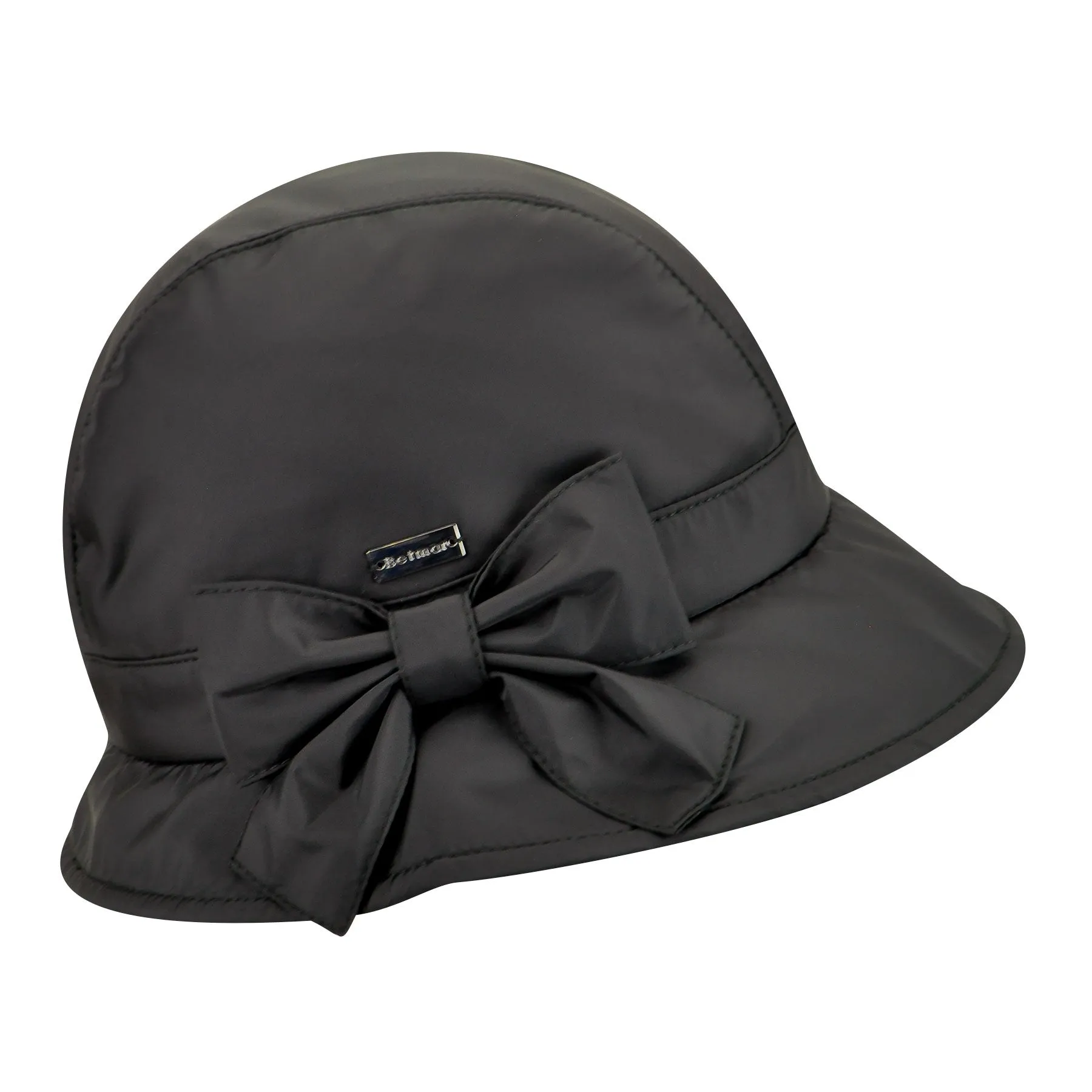 Betmar Maggie Asymmetrical Cloche Rain Hat