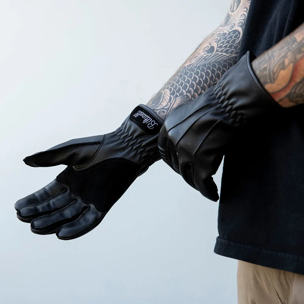 BILTWELL WORK 2.0 LEATHER GLOVE [BLACK]