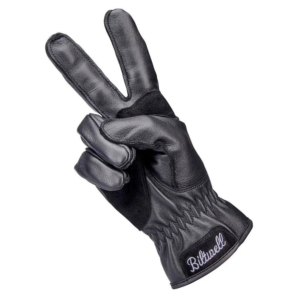 BILTWELL WORK 2.0 LEATHER GLOVE [BLACK]