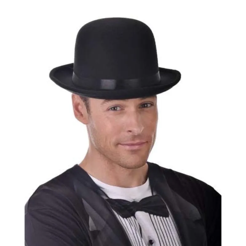 Black Bowler Hat