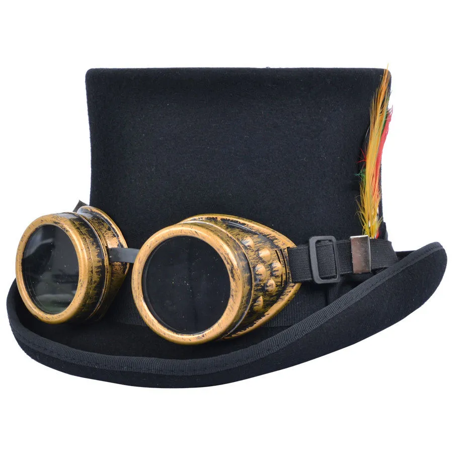 Black Steampunk Goggles