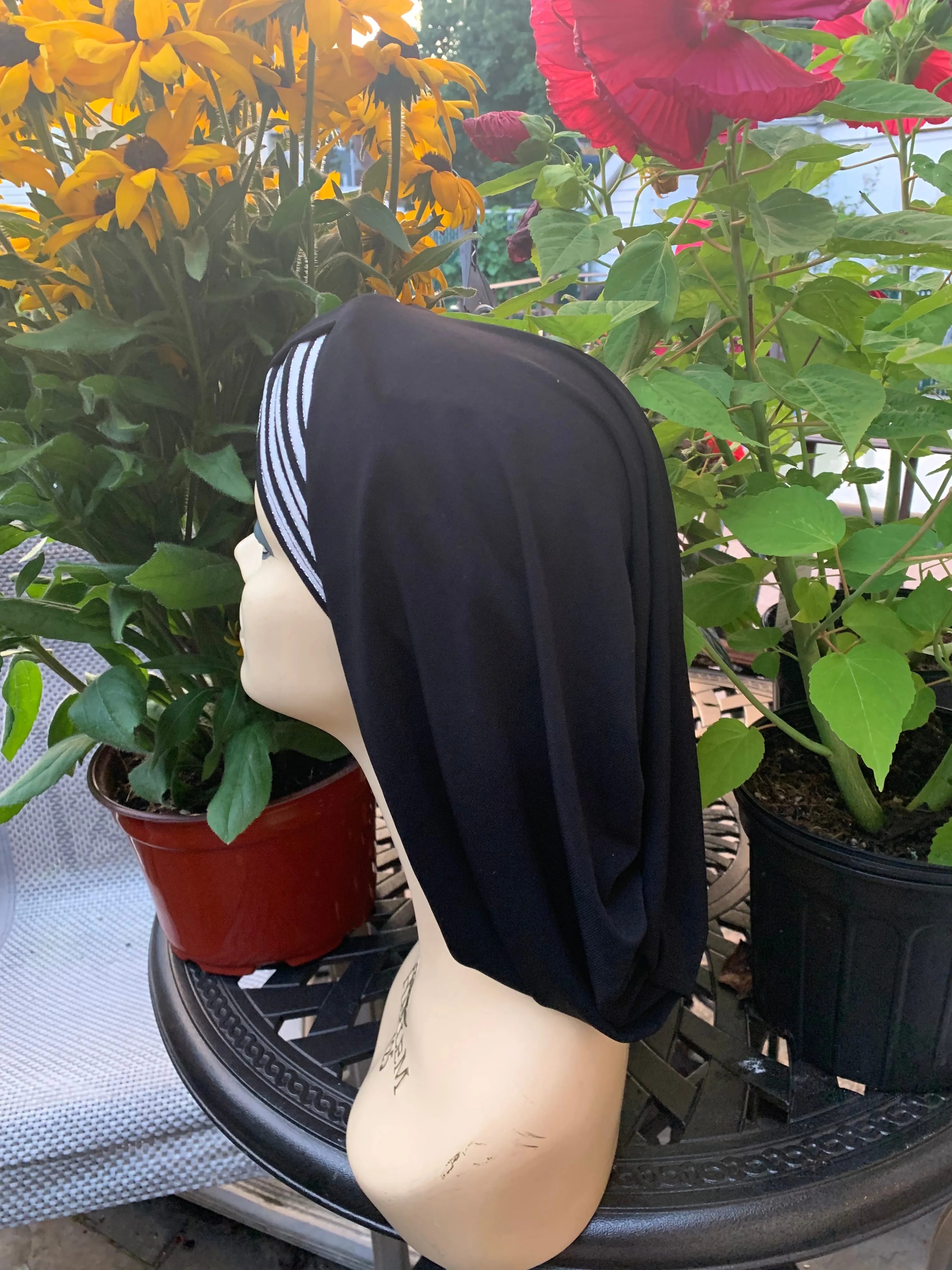 Black Turban Snood