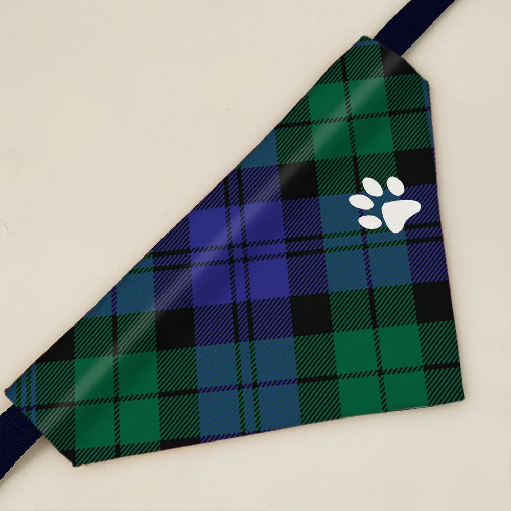 Black Watch Modern Tartan Pet Bandana