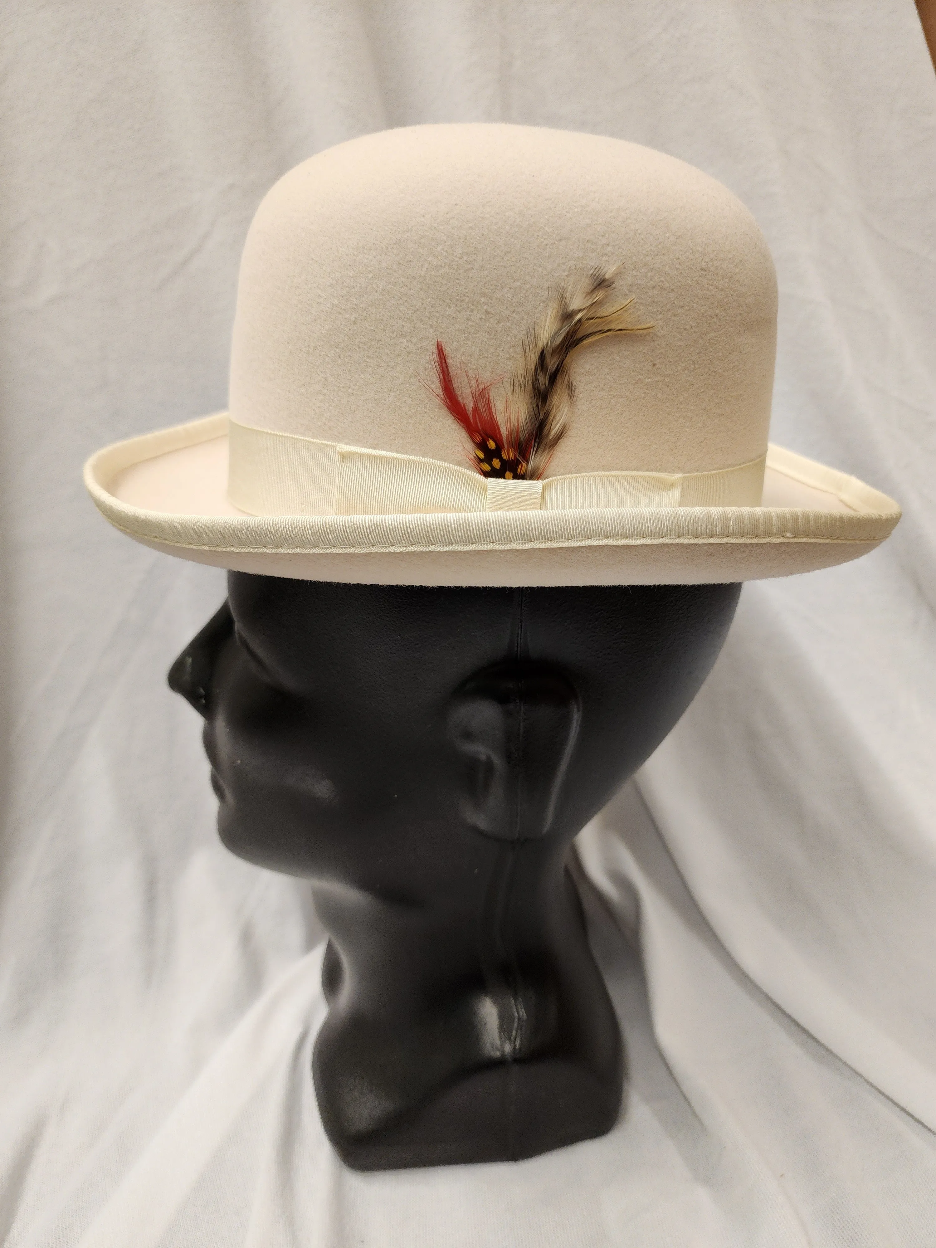 Bowler Hat / Derby Hat / Wool / Deluxe / Black / Ivory / Brown / Gray