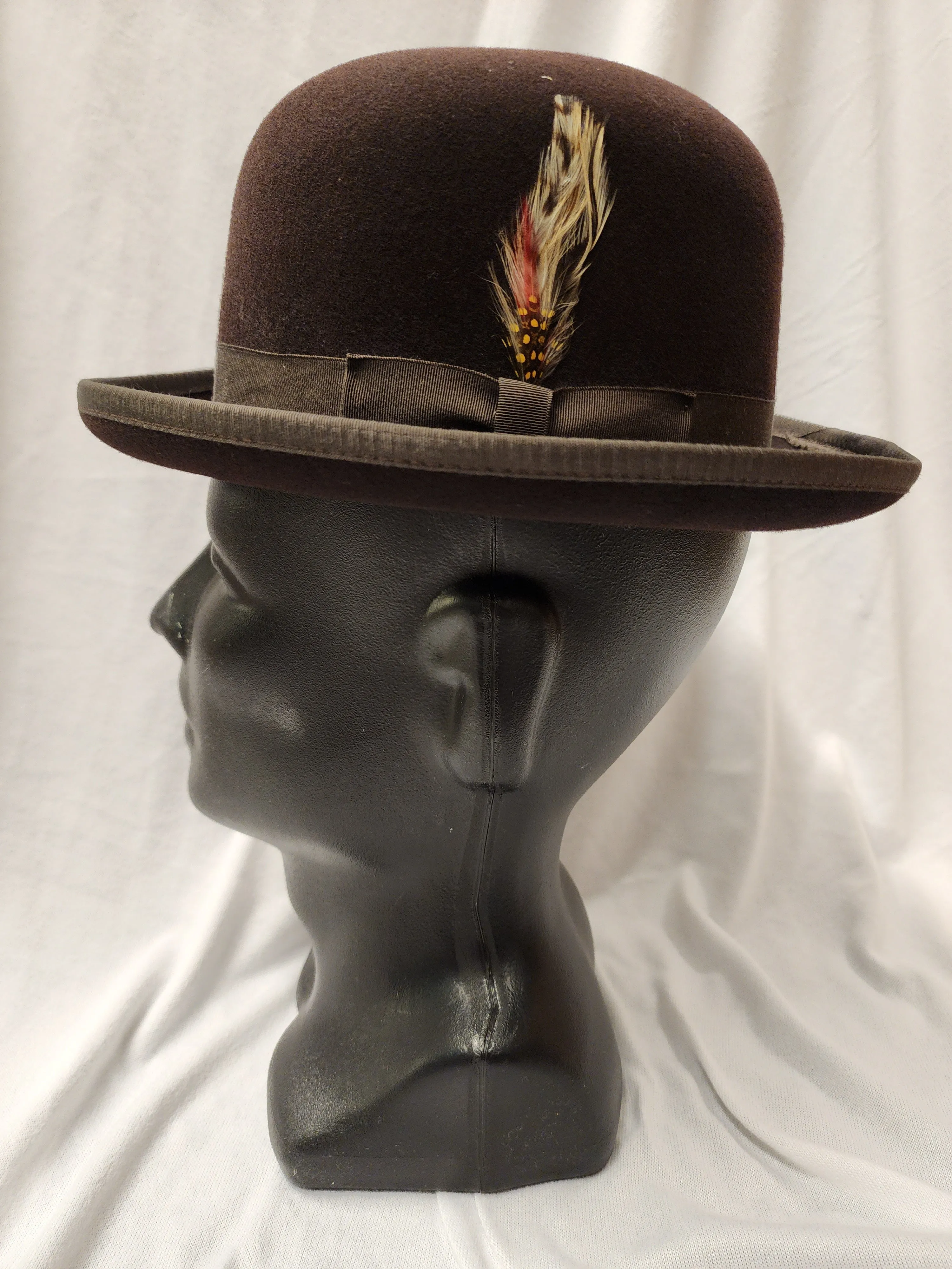 Bowler Hat / Derby Hat / Wool / Deluxe / Black / Ivory / Brown / Gray