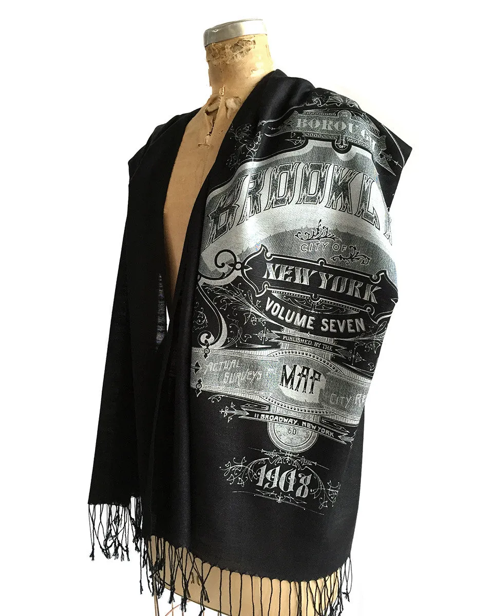 Brooklyn Scarf. New York City Linen-Weave Pashmina