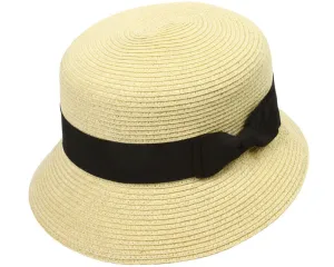 Buchanon Braided Straw Cloche Hat