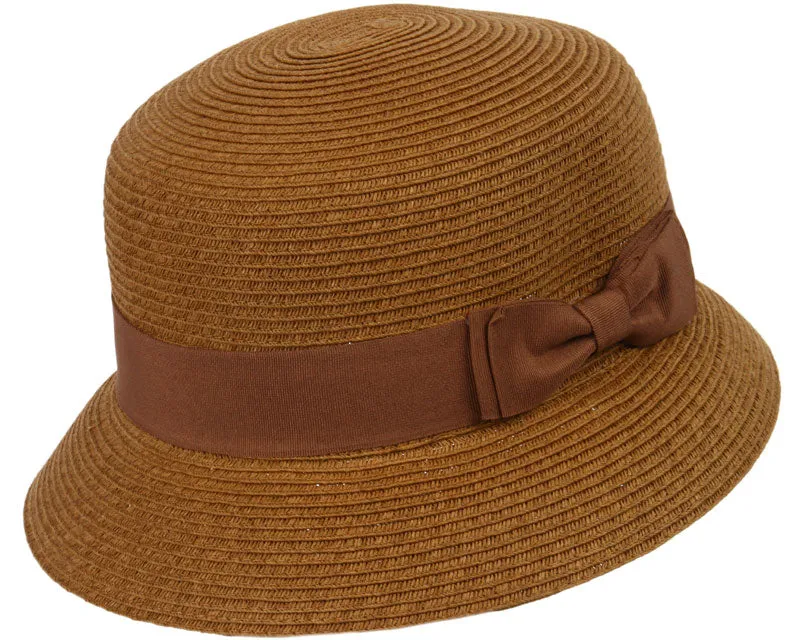 Buchanon Braided Straw Cloche Hat