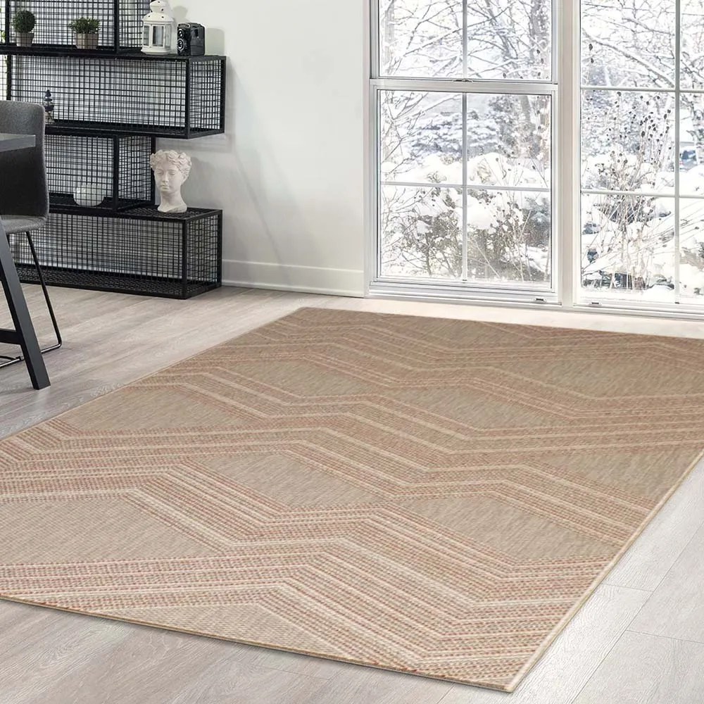 Bukhara Flatweave Chevron Rug-Large,160x230cm