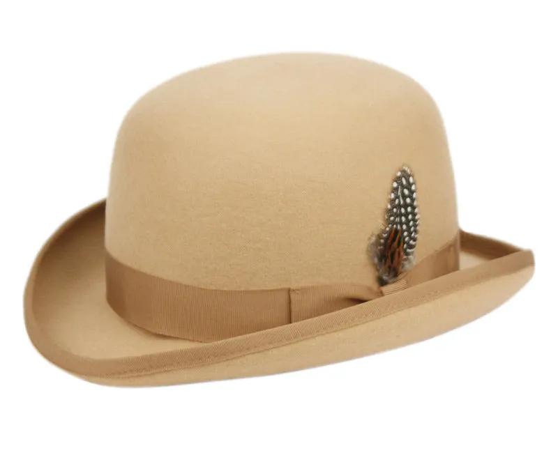 Cambridge | Round Crown Bowler Felt Hat