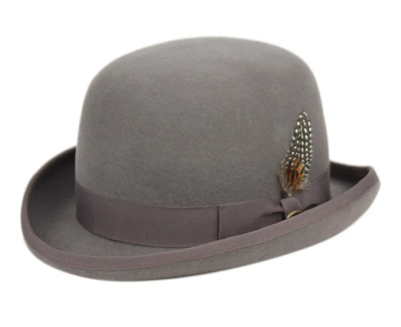 Cambridge | Round Crown Bowler Felt Hat