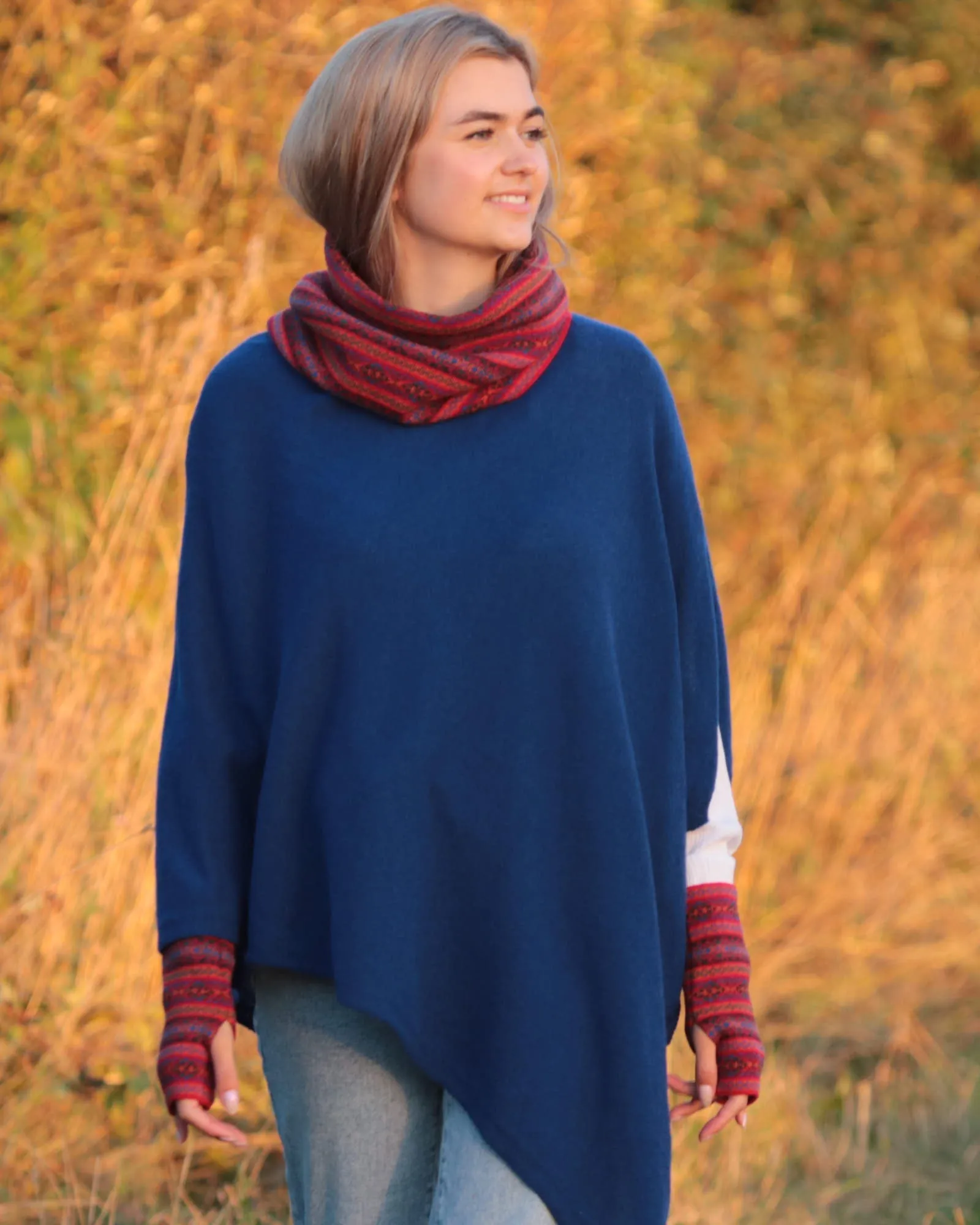 Cashmere Blend Fairisle Snood