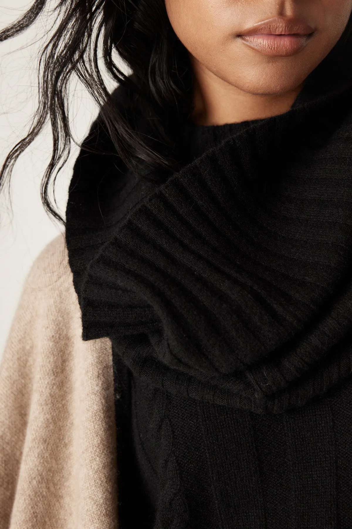 Cashmere Snood - Black