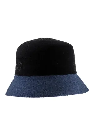 Chapeau Cloche Cybil (Noir & Bleu) de Canadian Hat