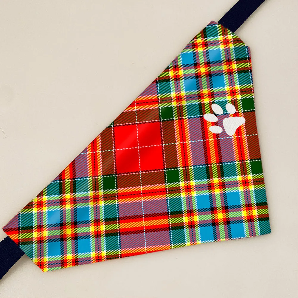 Chattan Modern Tartan Pet Bandana