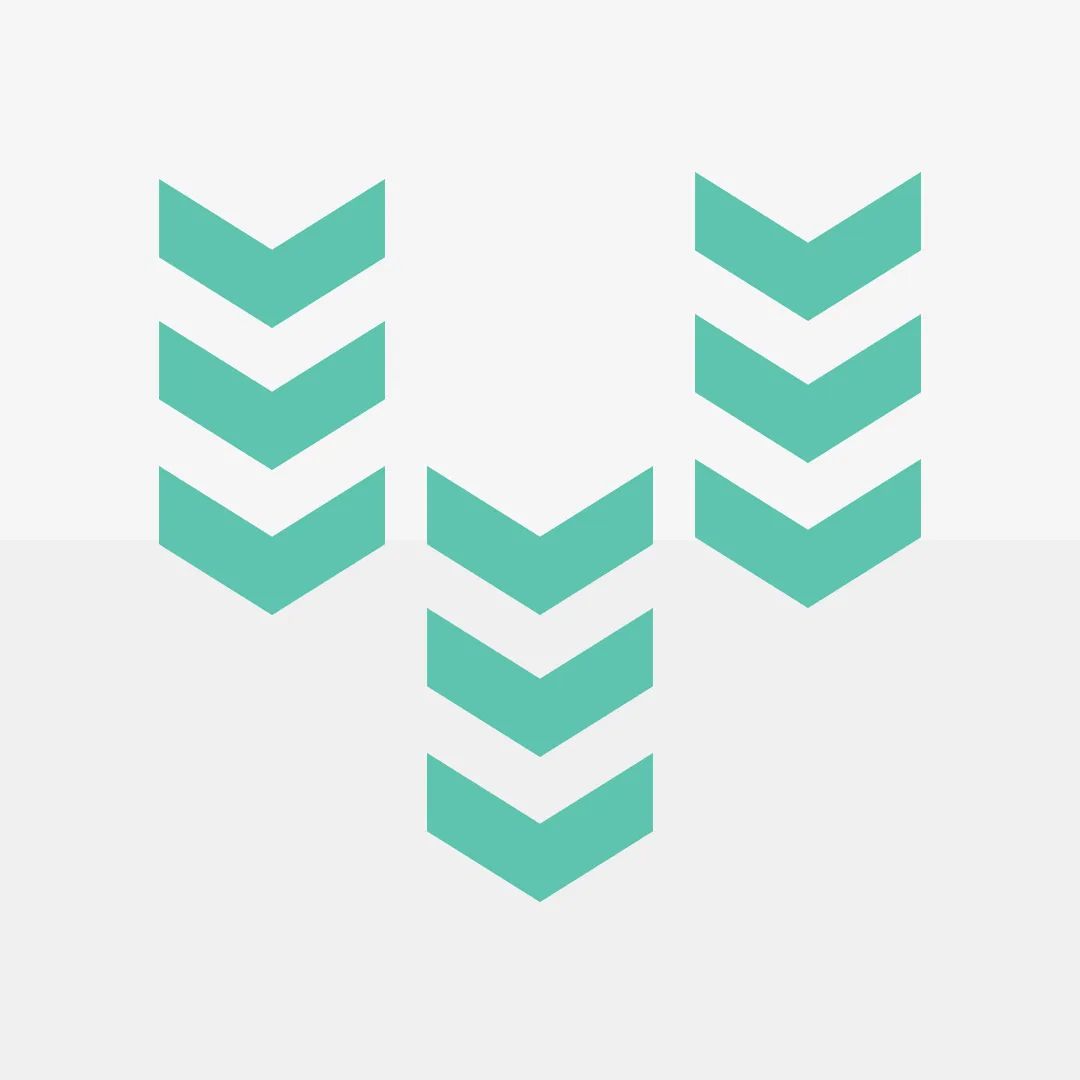 Chevron Pattern - Green