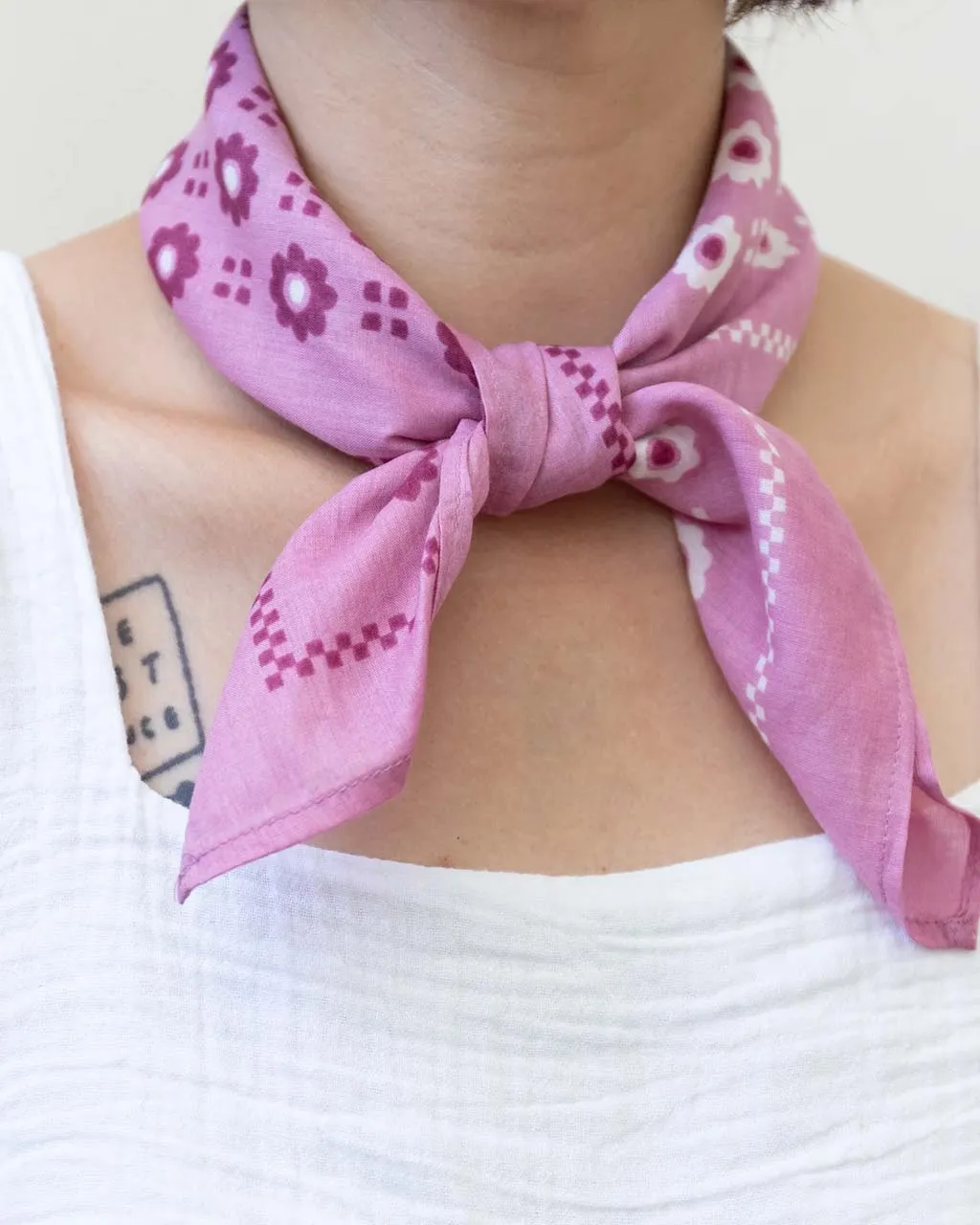 Cotton Switcheroo Bandana - Sorbet