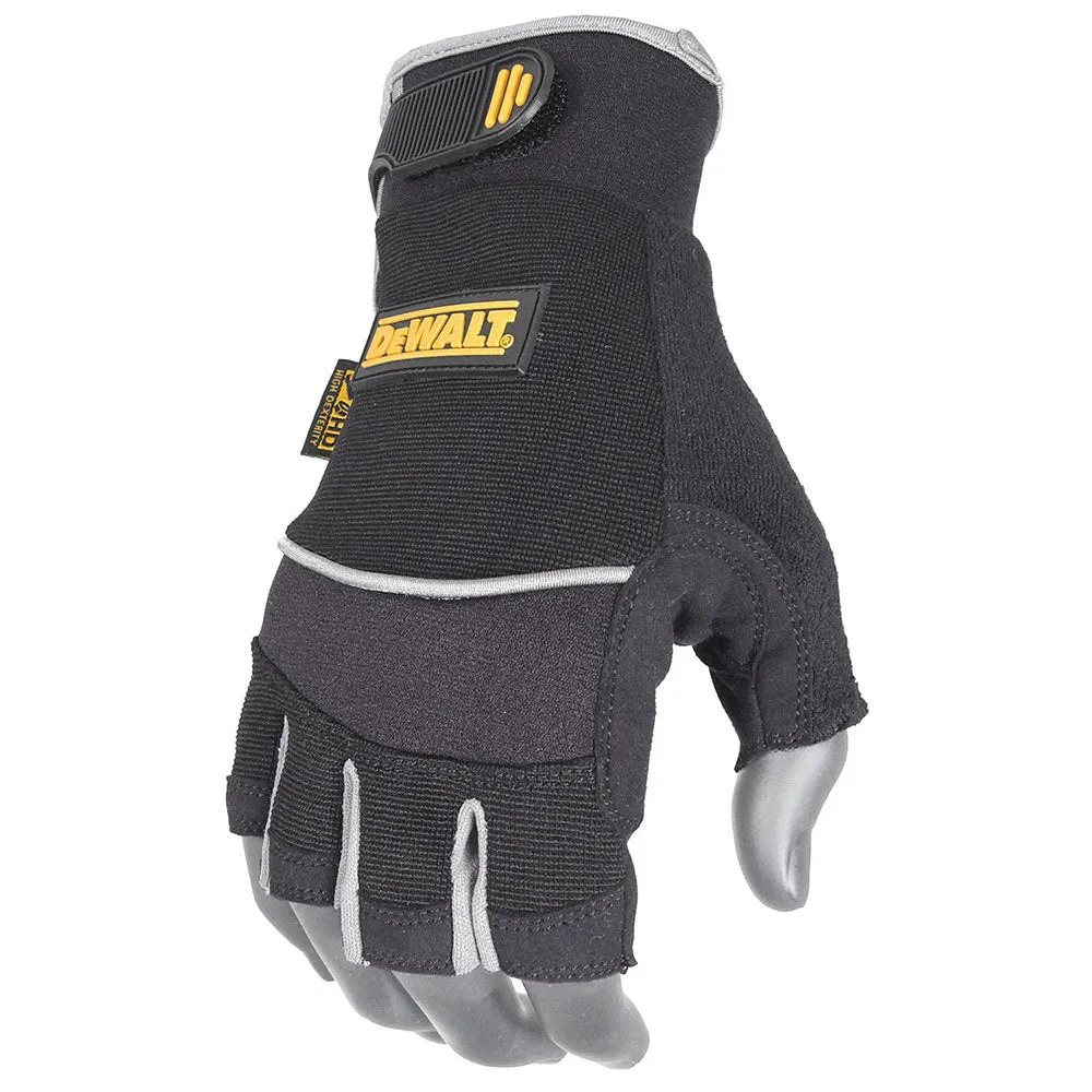 DeWalt DPG230L DeWalt Fingerless Performance Glove palm Overlay Large