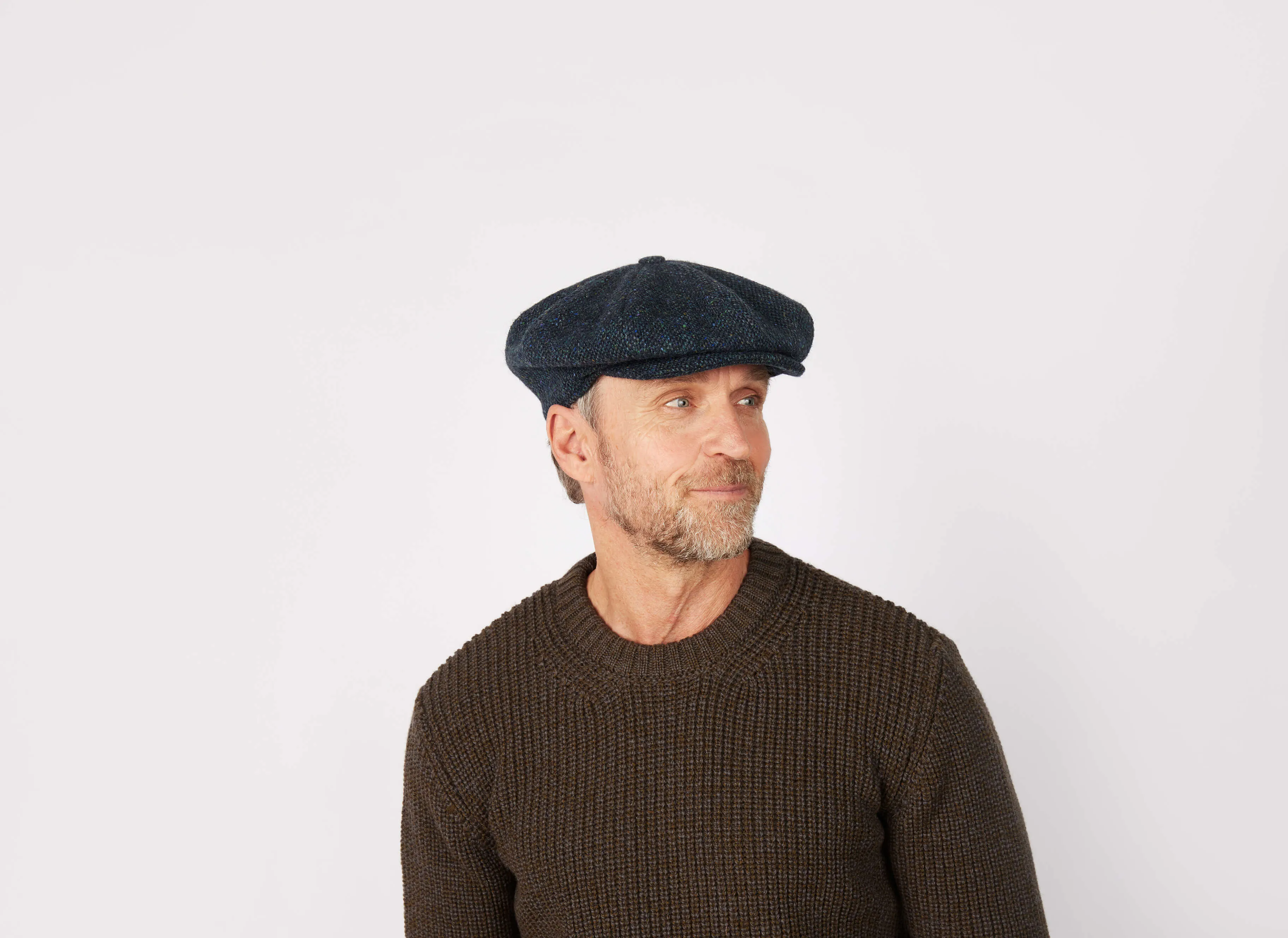 Eight Piece Cap Tweed