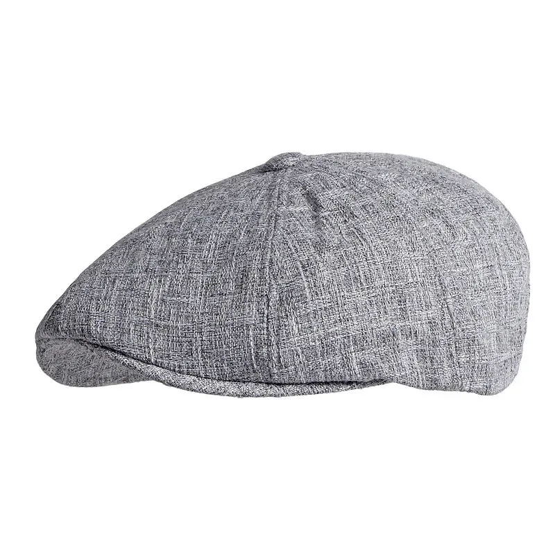 Eight Piece Cotton Thin Cotton Newsboy Cap