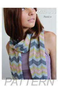 Ella Rae Phoenix DK Chevron Scarf PATTERN ONLY