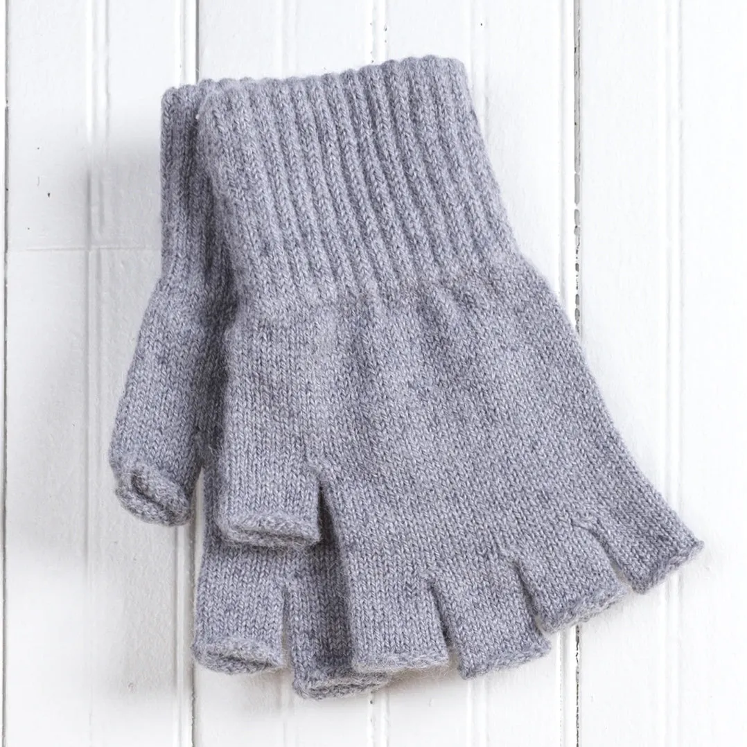 Fingerless Alpaca Gloves