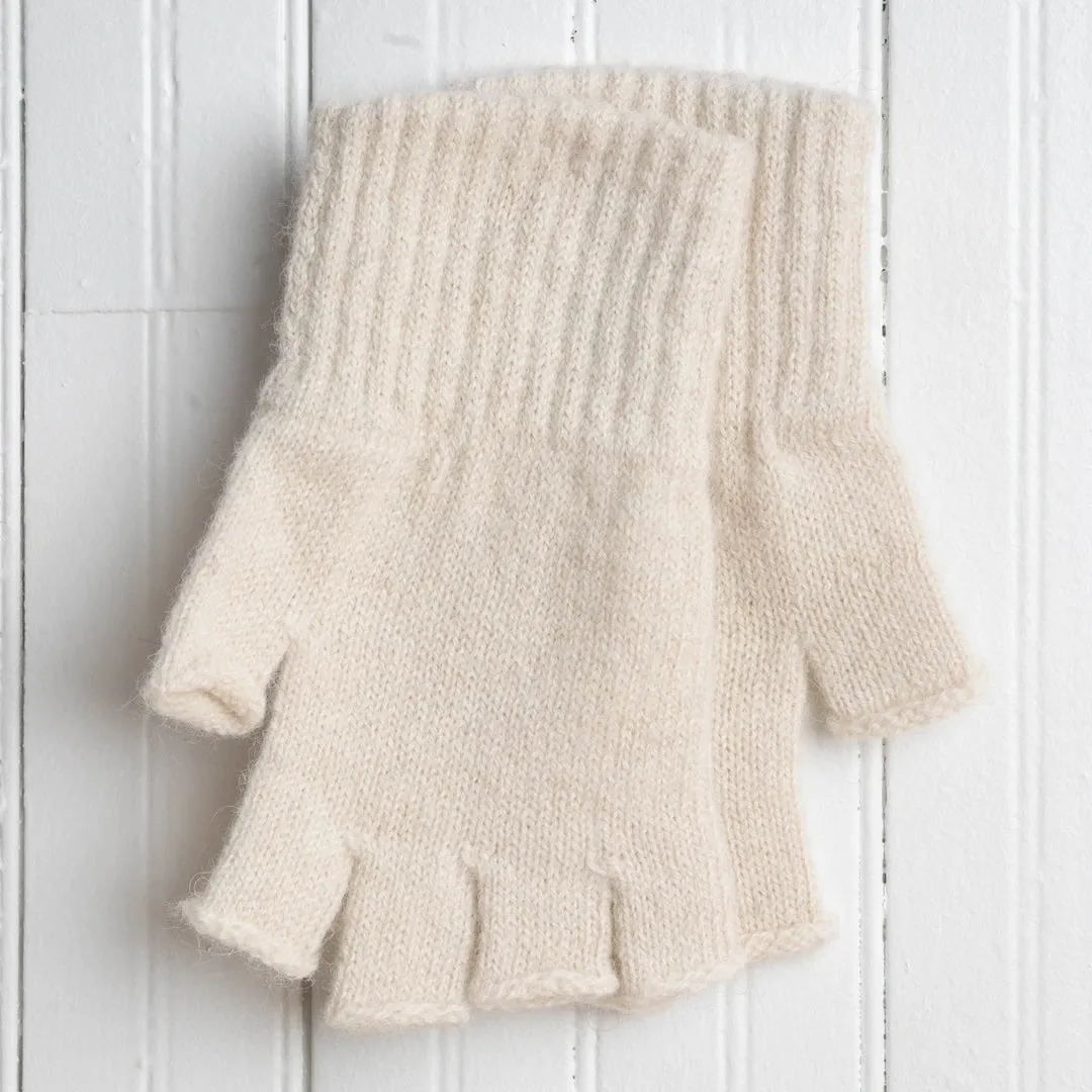 Fingerless Alpaca Gloves