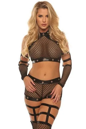 Fishnet Fantasy 4 Pc Set