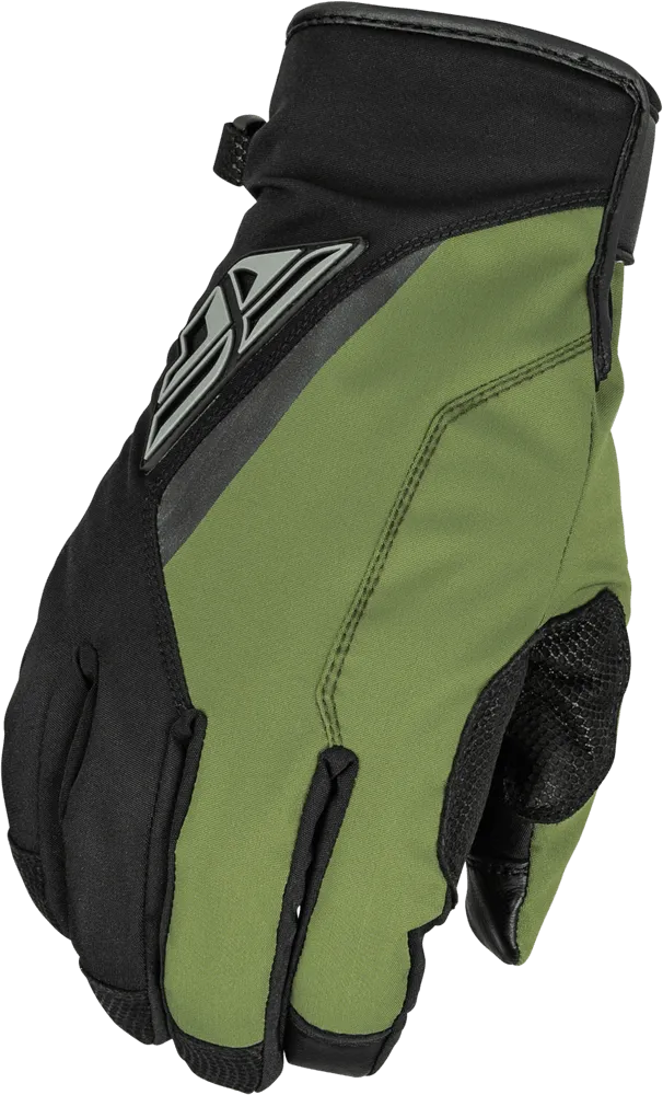 Fly Racing Title Long Gloves Black/Olive