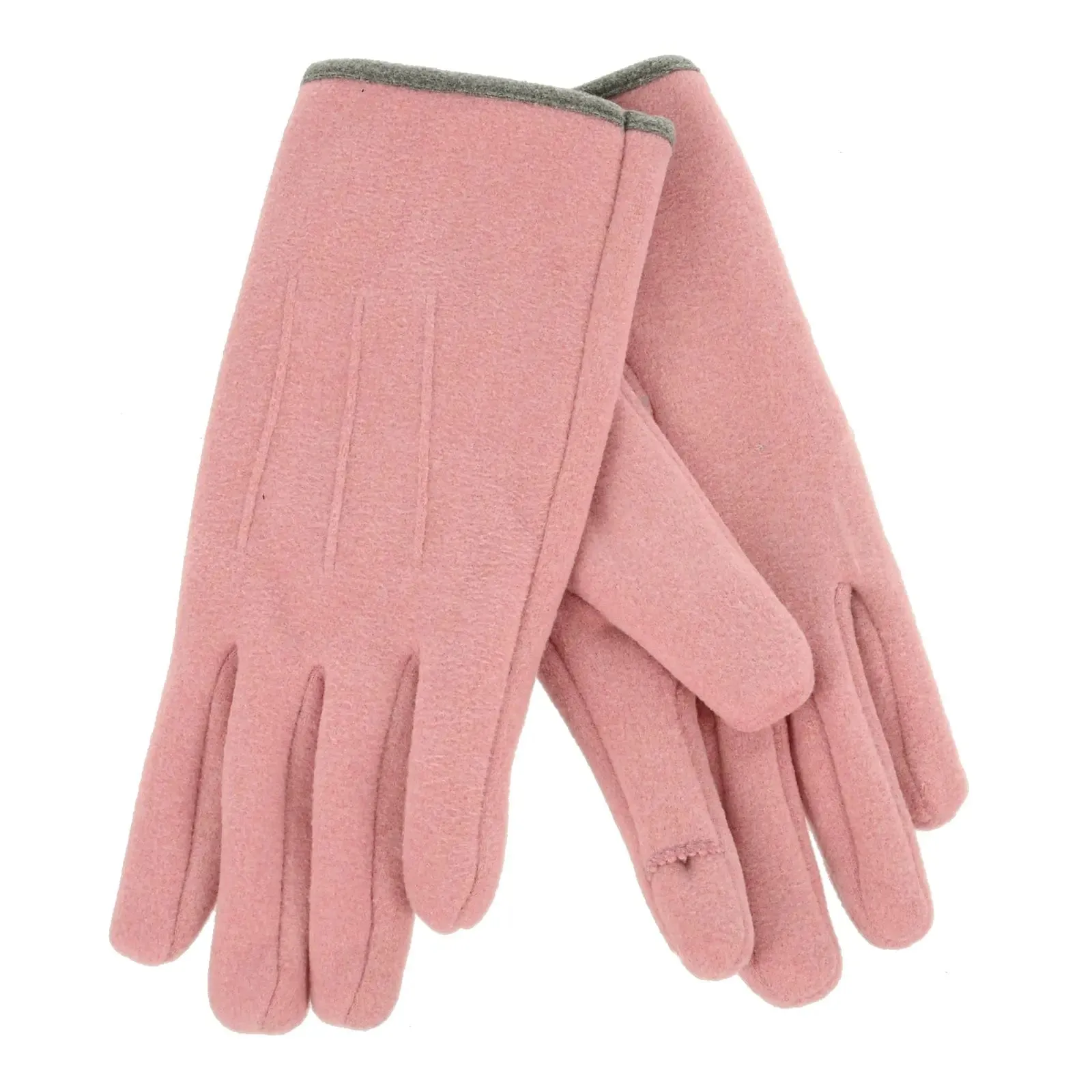 Foxbury Ladies Fleece Gloves Plush Lining Warm Winter One Size