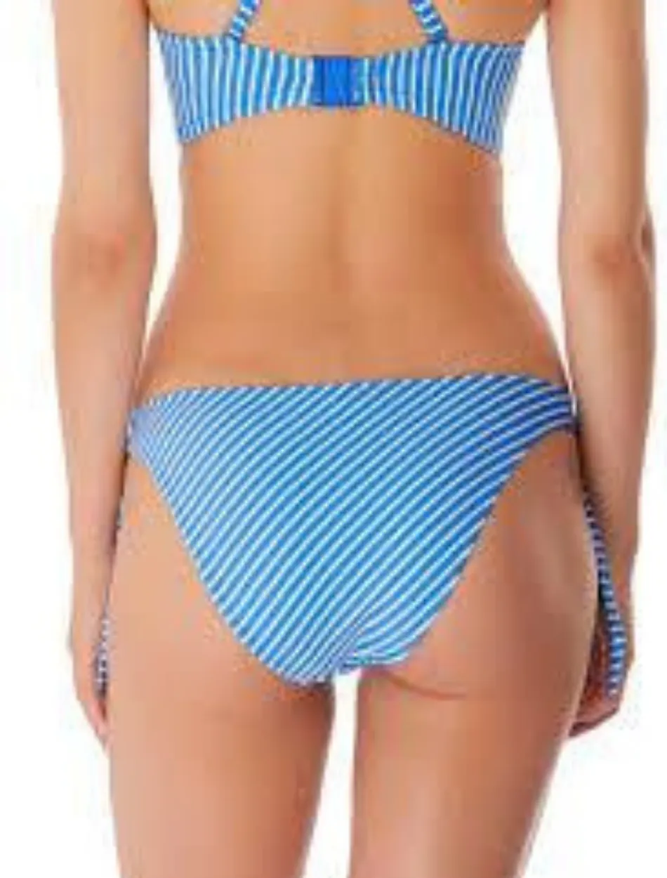 Freya Beach Hut Rio Scarf Tie Bikini Brief Swim Bottom, Blue Moon