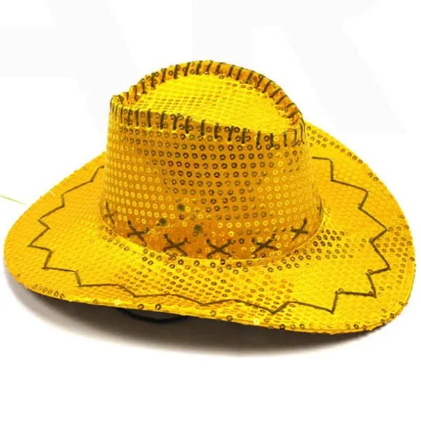 Gold Sequin Cowboy/Cowgirl Hat