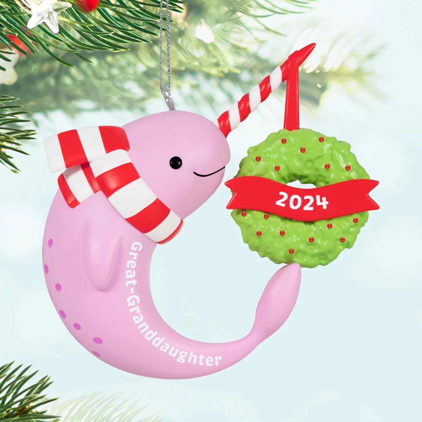 Great-Granddaughter Narwhal — 2024 Hallmark Keepsake Christmas Ornament