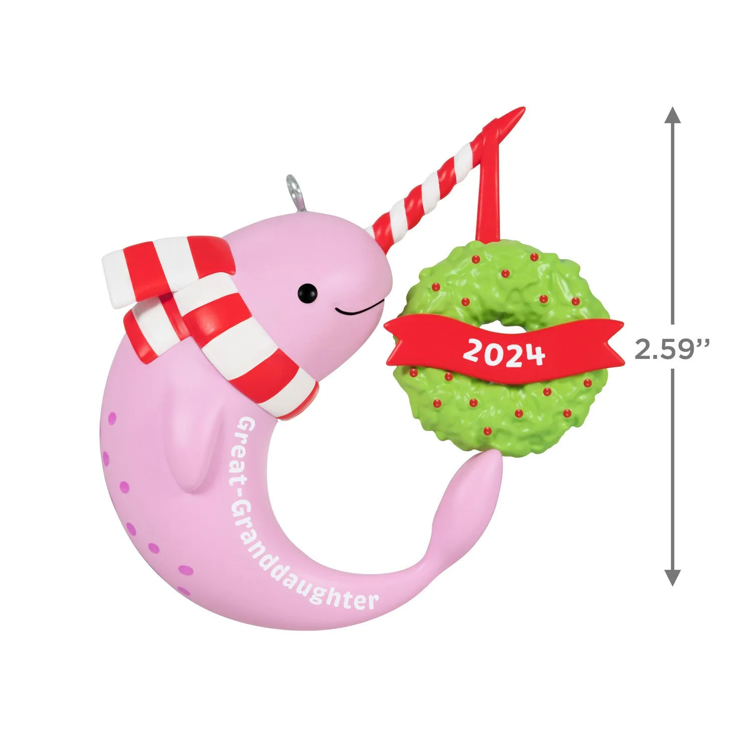 Great-Granddaughter Narwhal — 2024 Hallmark Keepsake Christmas Ornament